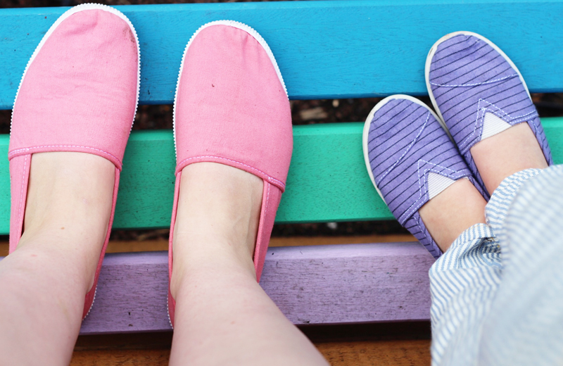 dylon DIY pastel shoes dylon DIY pastel shoes