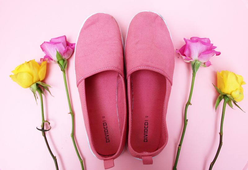dylon DIY pastel shoes dylon DIY pastel shoes