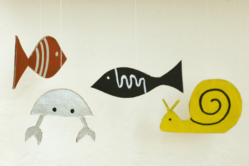 cardboard craft ideas aquarium