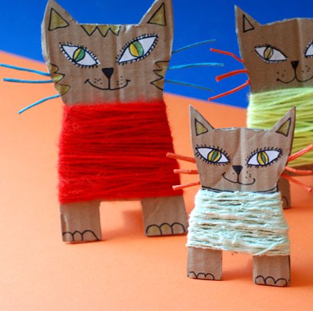 cats in jumpers craft