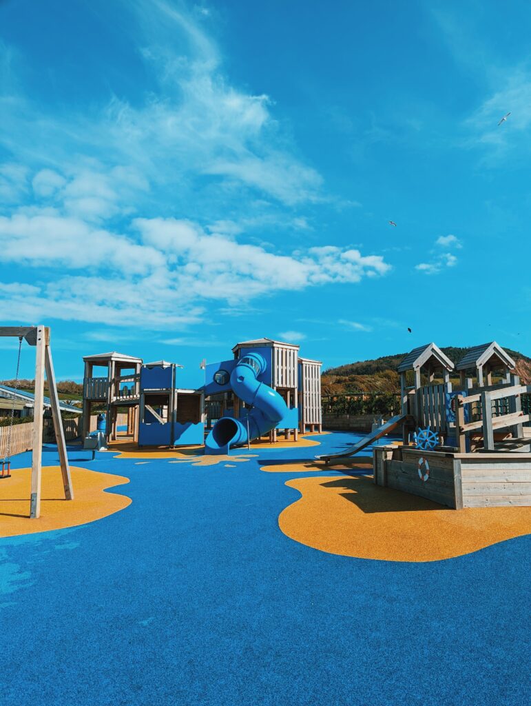 Ladram Bay Devon holiday park playground