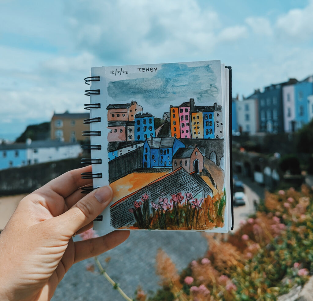 Painting of Tenby Harbour