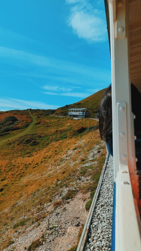tram up the mountain in llandudno wales