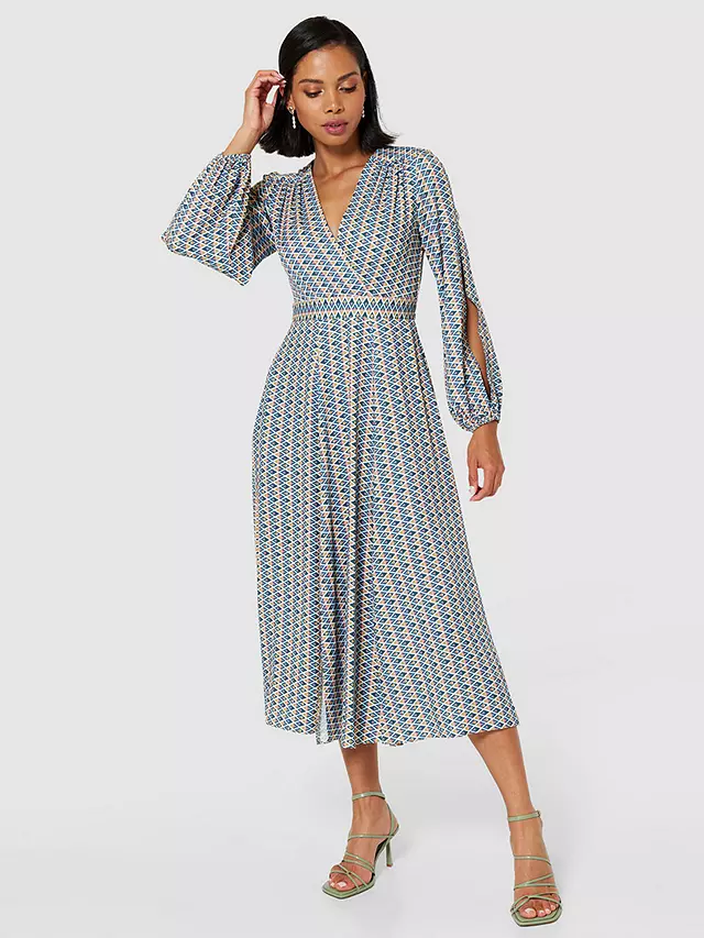 Wrap dress for breastfeeding
