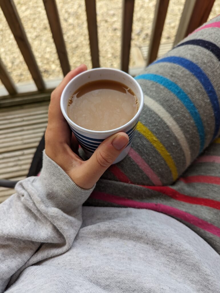 cup of tea whislt glamping