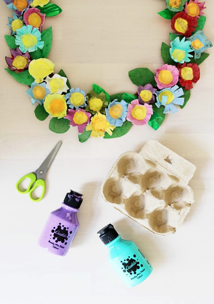 easter door wreath
