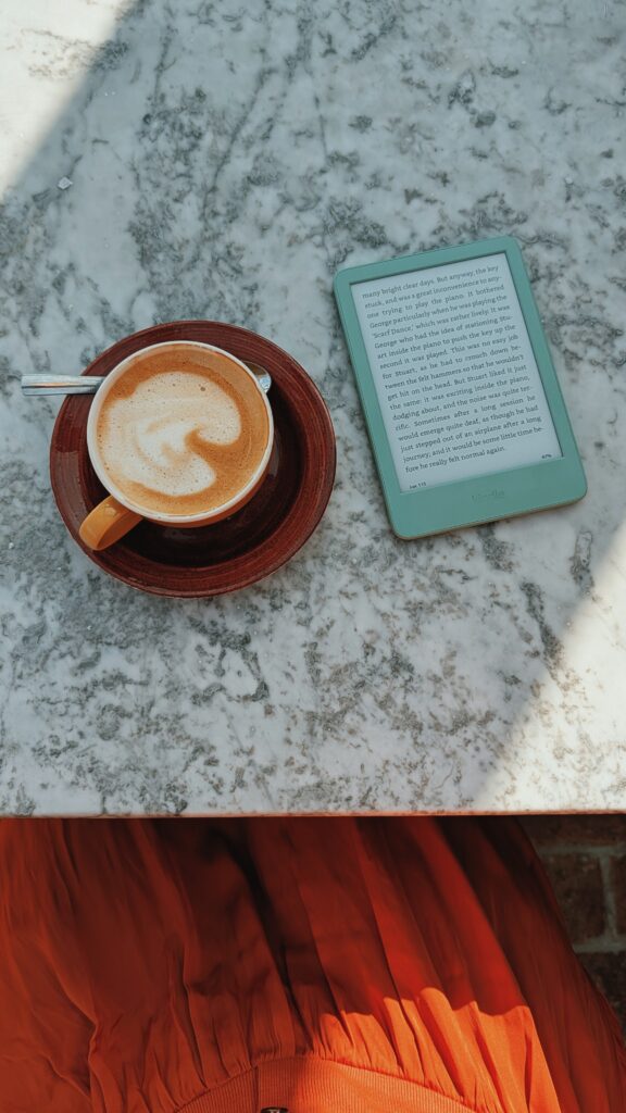 coffee and kindle