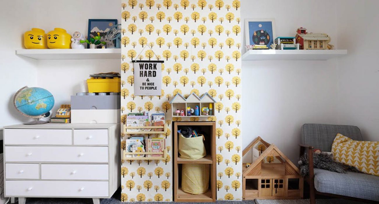 Ferm Living Wallpaper childrens room